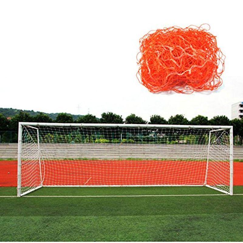 サッカーゴール 最大62％オフ！ ゴールネット 定価の88％ＯＦＦ 5人制 7人制 オレンジ 11人制 公式サイズ