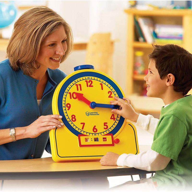 ラーニング リソーシズ(Learning Resources) 学習時計 デジタルとアナログ 教室用 37cm LER 2996 リソーシズ Learning Resources ラーニング 学習時計 デジタルとアナログ 教室用 37cm LER 約 cm