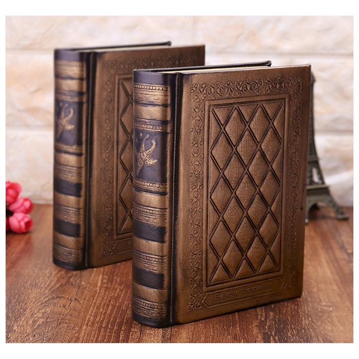 ペーパーブランクス ノート 硬表紙 アンティーク レトロ 洋書風 重厚 インテリア 雑貨 小道具 おしゃれ 演出 日記帳 演劇 トラスト