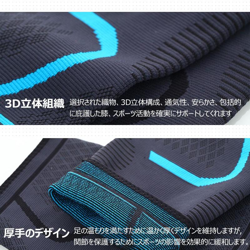 膝 サポーター スポーツ 1枚 薄型 大きいサイズ ひざ ゴルフ