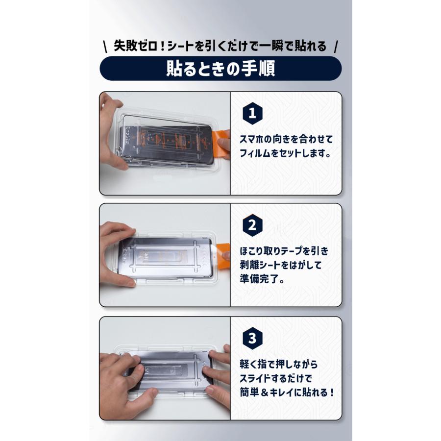iphone17 フィルム 2枚セット ガイド枠付 覗見防止 Air Pro Max ガラス