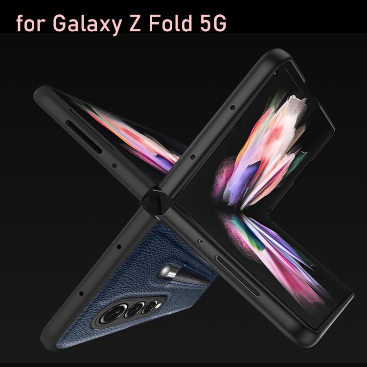 Galaxy 在庫処分 Z Fold4 5G ケース レザーカバー ペン入れ ペン