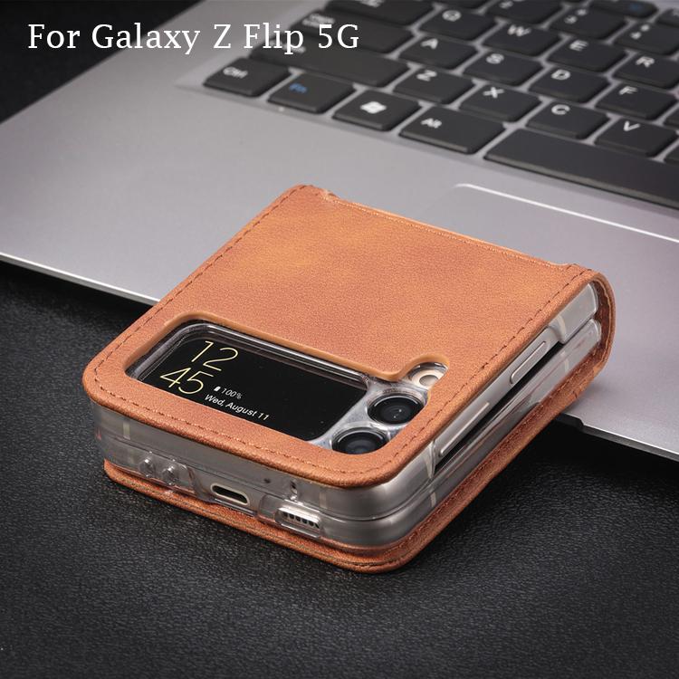 Galaxy Z Flip7 Flip6 Flip5 Flip4 Flip3 5G カードポケット付き