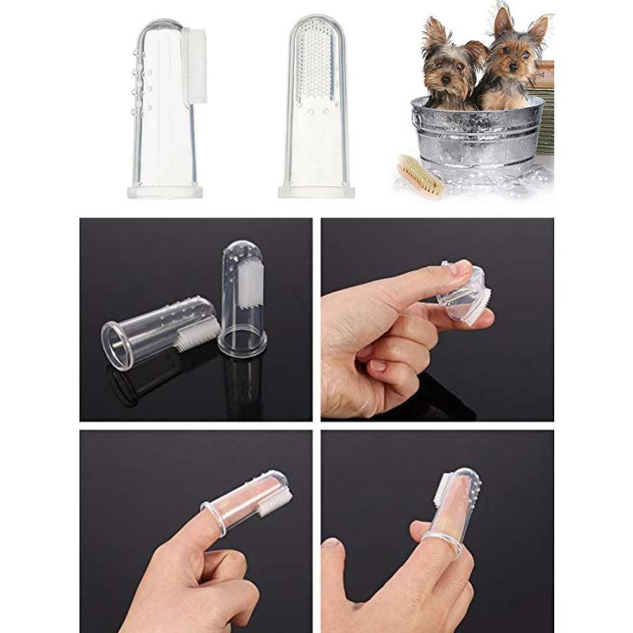 ペット 歯ブラシ 歯磨き 犬 猫 ペット用 指サック デンタルケア