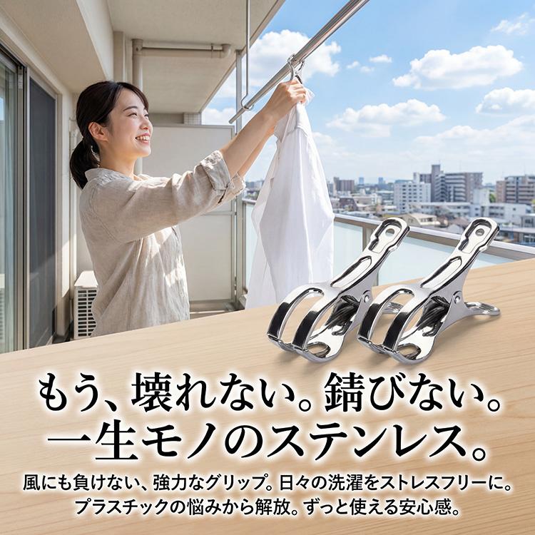 洗濯ばさみ ステンレス 10個 15個 セット 割れにくい 壊れにくい