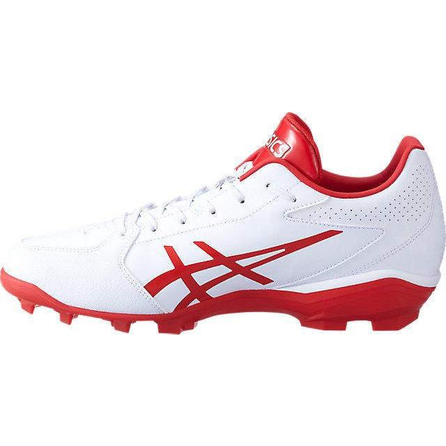 asics アシックス STAR SHINE 2 スターシャイン 2 ホワイト×レッド スパイク 野球 1121A012-101｜sky-spo｜06