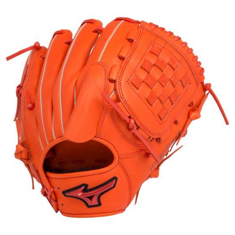 Mizuno ソフトボール用グローブ オレンジ