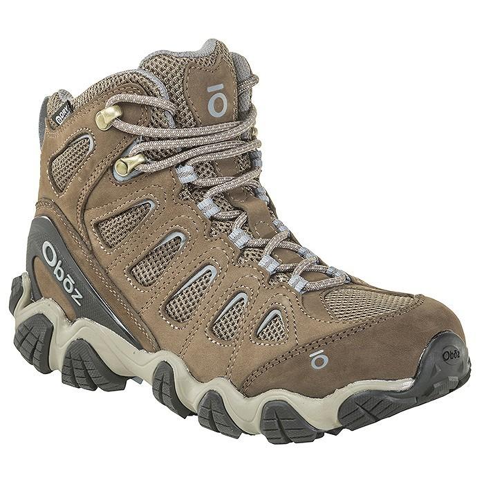 Oboz オボズ WOMEN'S SAWTOOTH II MID B-DRY レディース ソウトゥース2 Brindle/Tradewinds Blue ハイキング 登山靴｜sky-spo