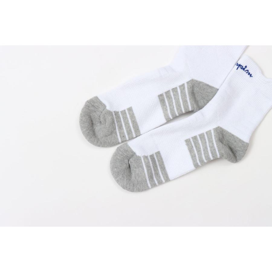 Champion チャンピオン ショート SOCKS ソックス ショートソック ホワイト C3VB706S-010 バスケット ソックス 靴下｜sky-spo｜02