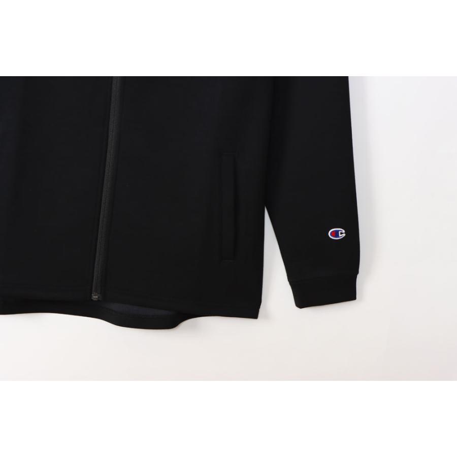 Champion チャンピオン ZIP HOODED SWEAT フードスウェット ブラック C3VS110-090 スポーツウェアー｜sky-spo｜02