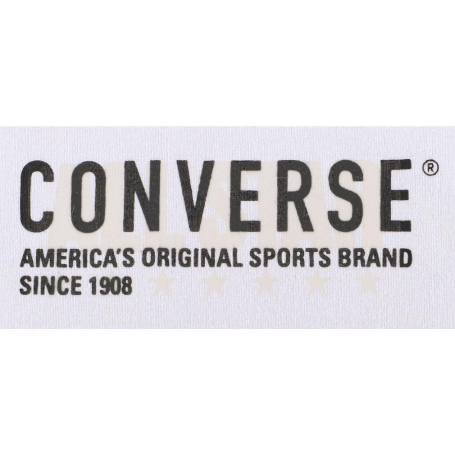 CONVERSE（コンバース） クルーネックTシャツ ホワイト CA212381-1100 スポーツ トレーニング｜sky-spo｜03