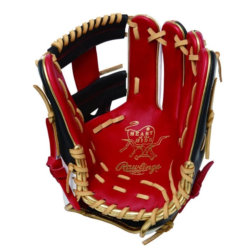 Rawlings ローリングス 軟式 HOH? GOLD CAMO 内野手用 レッド ブラック 