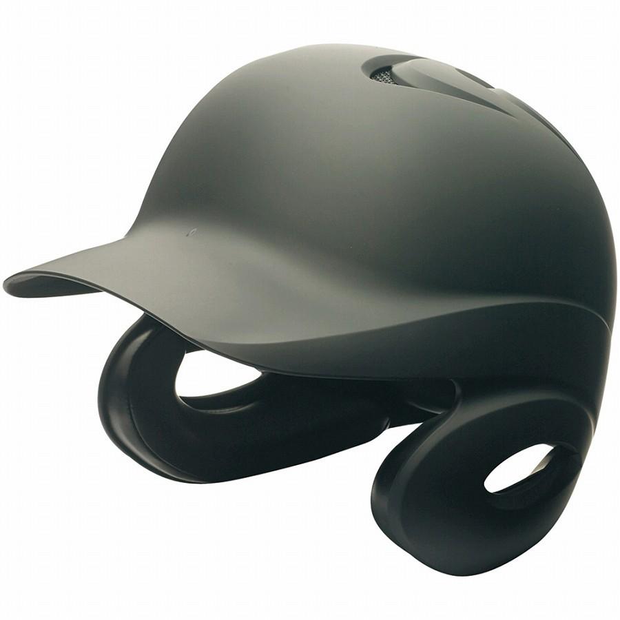 SSK エスエスケイ 軟式打者用両耳付きヘルメット（艶消し） マットブラック ヘルメット 野球
