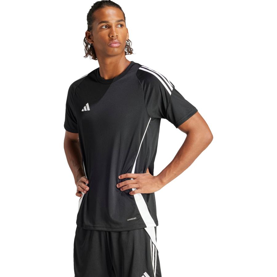 adidas アディダス TIRO24 トレーニングシャツ BLK/WHT HEJ10-IJ7676 サッカー｜sky-spo｜03