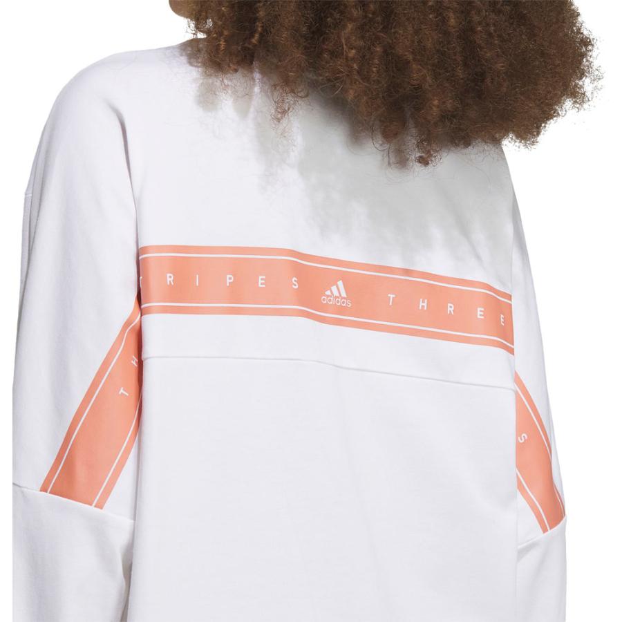 adidas アディダス W WORD LS Tシャツ WHT IEH94-IK9892 スポーツウェアー｜sky-spo｜06