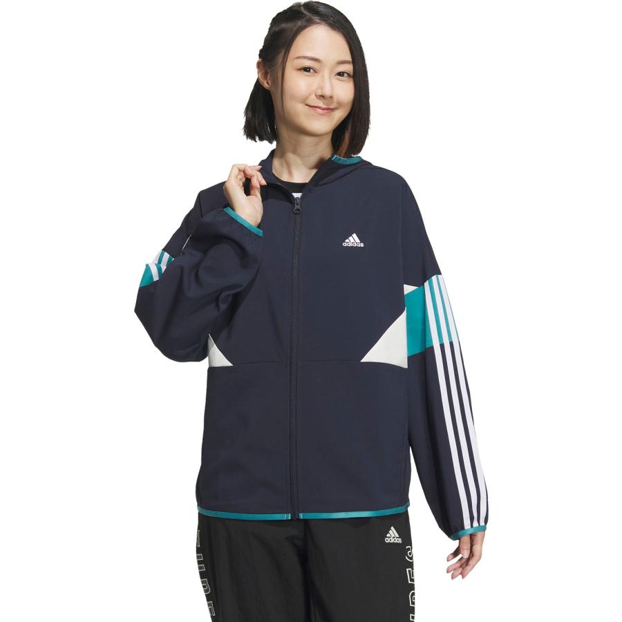 adidas アディダス W TEAM クロスジャケット レジェンドインク/ア JSY05-IM8703 スポーツウェアー｜sky-spo｜02