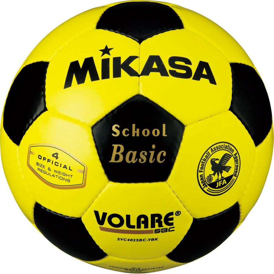 ミカサ Mikasa 新色追加 サッカー 4号 検定球 黄 黒 Svc402sbc Ybk 白 ボール