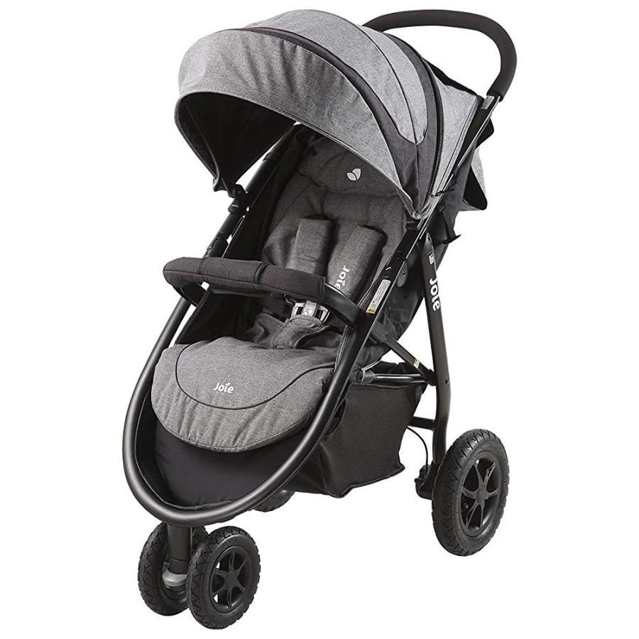 Joie ライトトラックス エア 三輪ベビーカー クロム 美品 折りたたみ可 ジョイー ベビーカー カトージ Joie ライトトラックス エア クロム