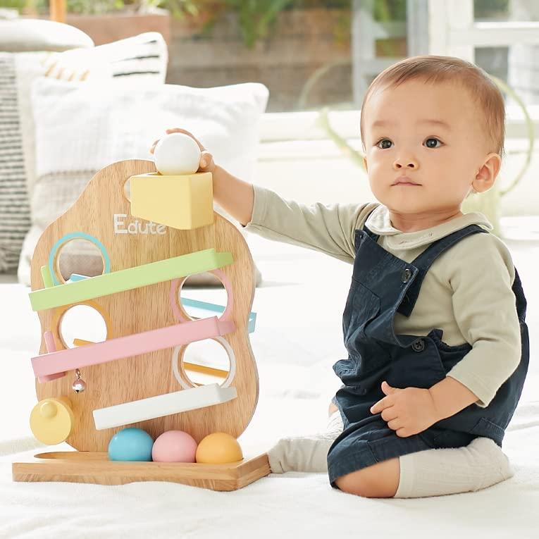 Edut エデュテ TREEスロープ スロープトイ 知育玩具 木のおもちゃ1歳 2歳 誕生日プレゼント 男の子 女の子の画像
