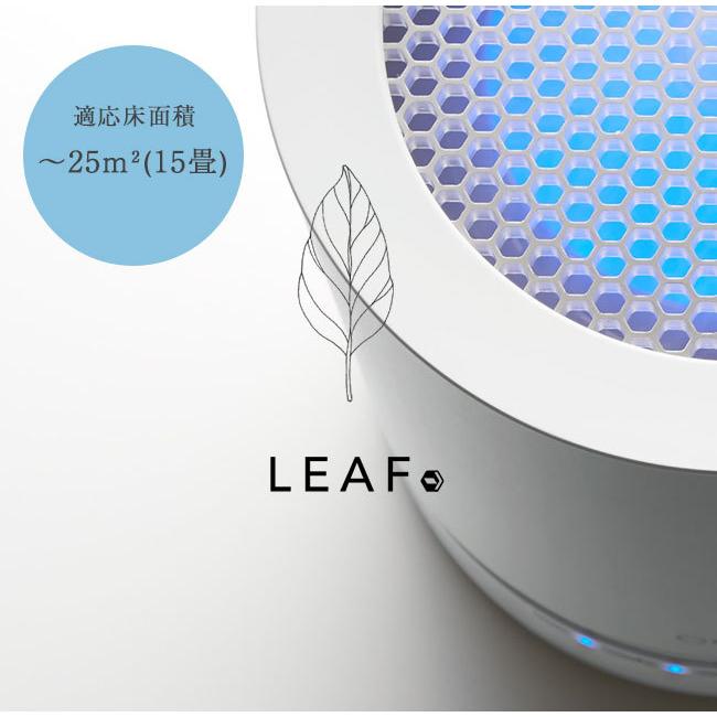 LEAF カドー PM2.5対応空気清浄機（15畳まで ブラック）cado 120 AP