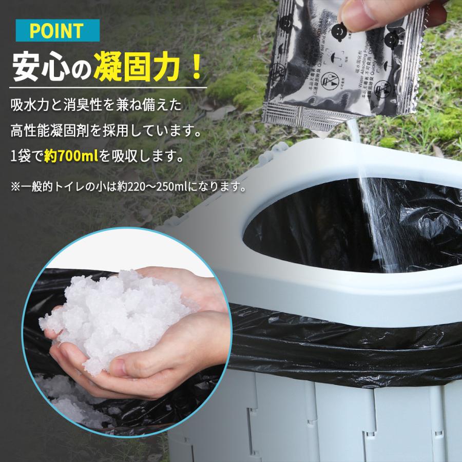 【非常時に備える100回分】トイレ用凝固剤セット 断水・停電・災害時も安心！アウトドア・車中泊にも便利！ |  | 02