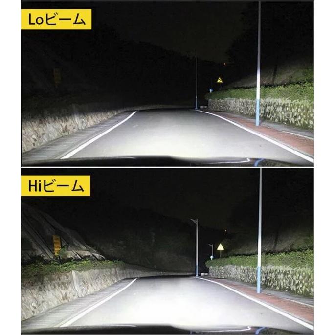 H4 LED 2個セット　ヘッドライト Hi / Lo 切替 16000lm 白 丸形 |  | 02
