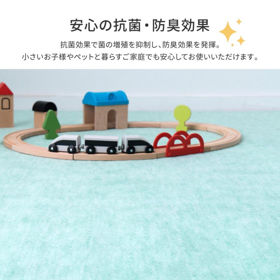 ラグ カーペット ウール 江戸間3帖 176×261cm 日本製 おしゃれ ラグマット 絨毯 長方形 防臭 抗菌 軽量 おしゃれ シンプル_7