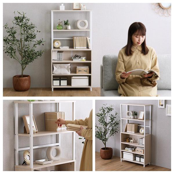 キャビネット 木製 おしゃれ 北欧 スリム 白 リビング収納