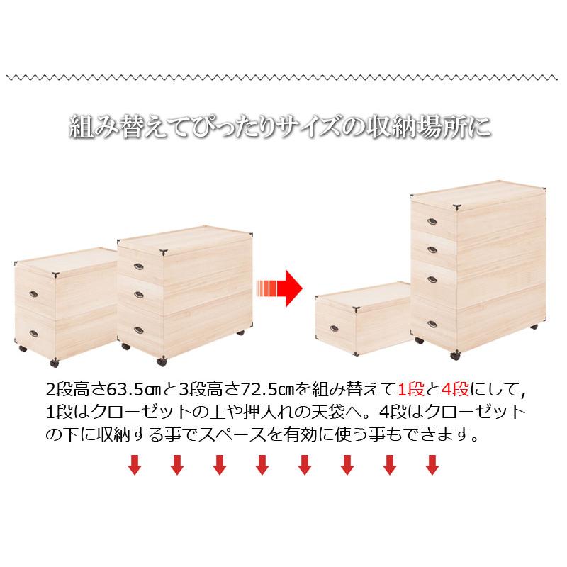 雛人形収納 ひな人形 収納BOX 収納ケース 総桐雛人形収納ケース 1段 高