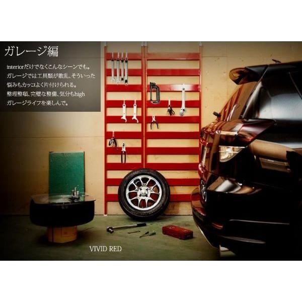 突っ張りラック オープンシェルフ おしゃれ 幅66cm 壁面収納 ワードローブ コンパクト つっぱり棚 収納棚 収納ラック オープンラック 薄型_10