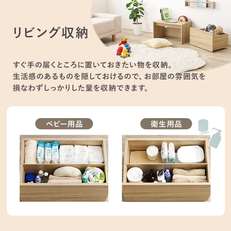 キッズデスク 幅60 学習机 収納 おもちゃ収納 お絵かき 机 ベンチ 玄関収納 キャスター付き収納 コンパクト おしゃれ 子供デスク リビングの画像