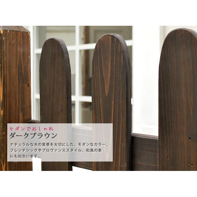 フェンス ガーデンフェンス 外構 diy 木材 簡単 屋外 自立 埋め込み 簡易 柵 庭 本体 プランター 花壇 木製 白 ガーデニング 目隠し 固定金具 セット_9