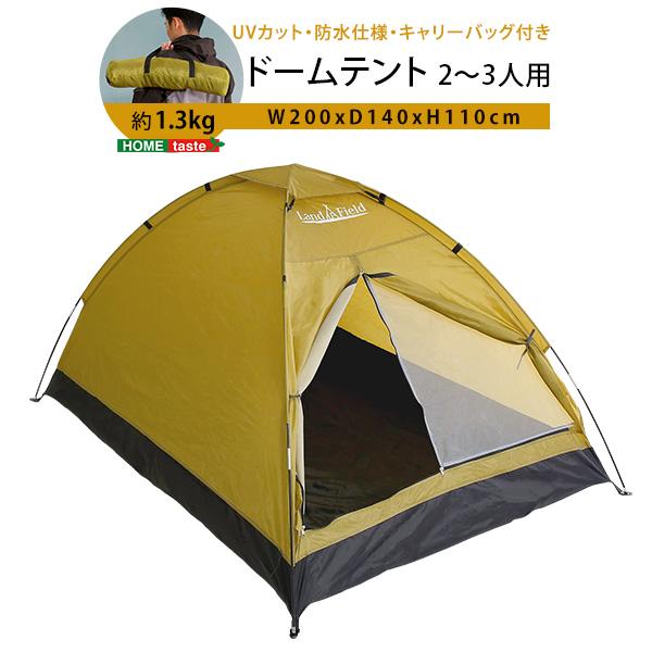 ドームテント 2人用 3人用 キャンプ ソロ ソロキャンプ 入門用 ドーム