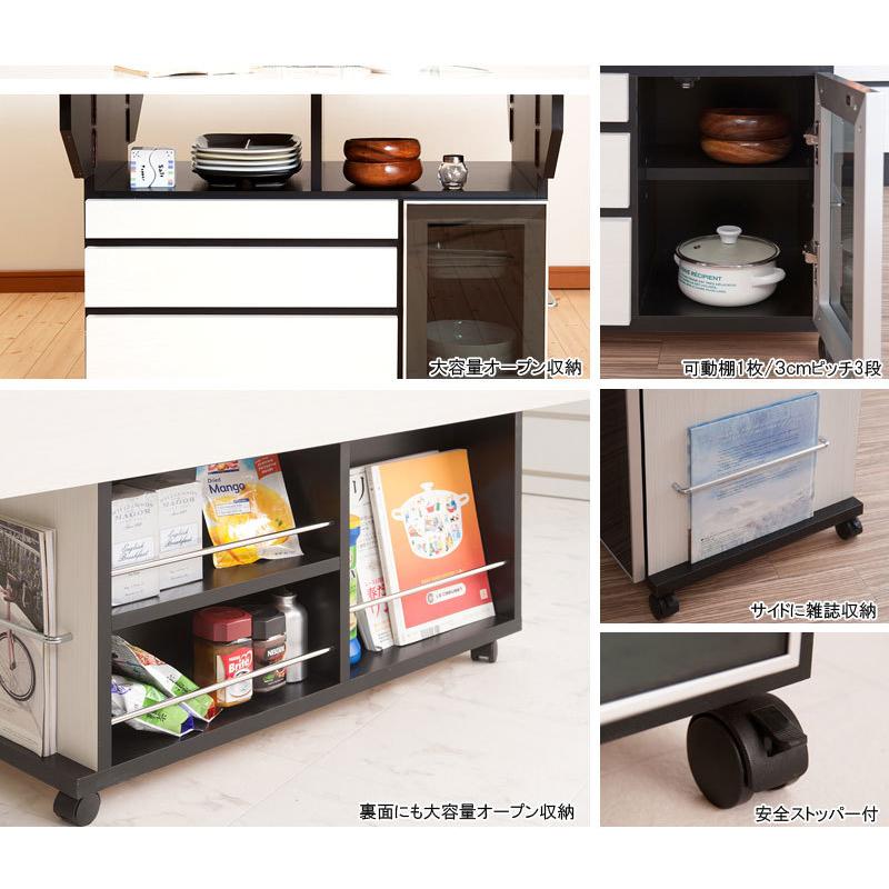 ダイニングテーブル おしゃれ バタフライカウンターテーブル 折りたたみ 両バタ 87 120 幅119.5cm テーブル キッチン 作業台 キャスター付