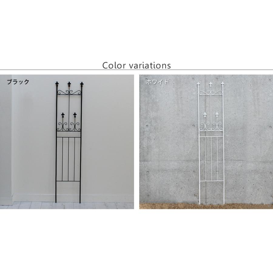 フェンス ガーデンフェンス アイアン 外構 diy 簡単 屋外 自立 埋め込み 簡易 柵 鉄 庭 本体 おしゃれ プランター 花壇 白 アイアンフェンス 4個 セット_9