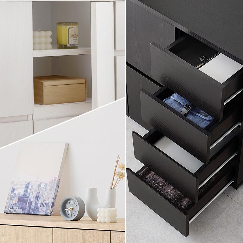 キャビネット サイドボード おしゃれ リビング 収納 収納棚 幅