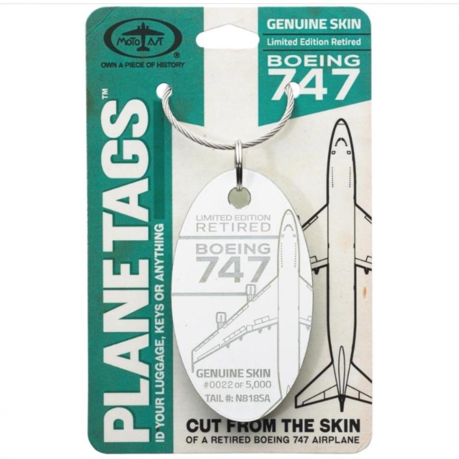 エアプレーンタグ ユナイテッド 747 Planetags キーホルダー - 航空機