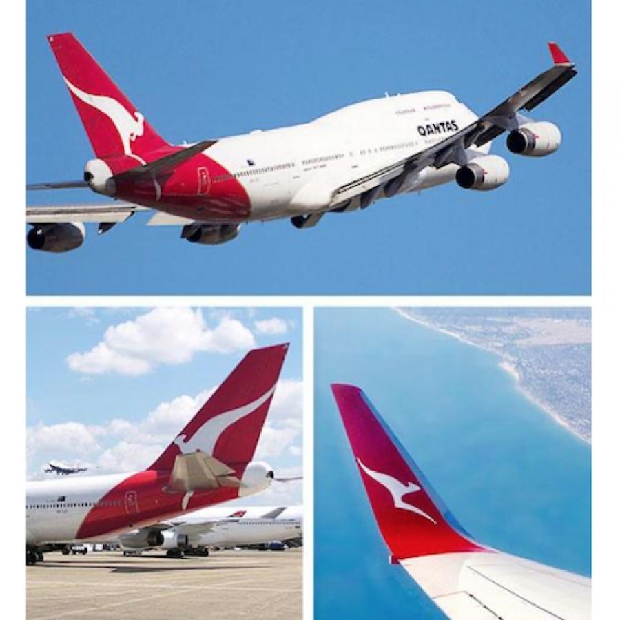 (新品未使用) 激レア PlaneTags カンタス航空 B747 VH-OJN PLANETAGS B747 VH-OJP Qantas White プレインタグス カンタス航空