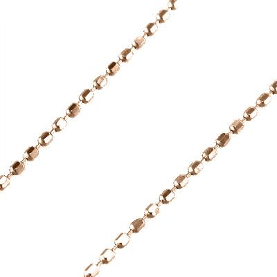 【送料関税無料】 カットボールチェーン チェーン スライド式 0.8mm 18金ピンクゴールド ネックレス、ペンダント 【送料関税無料】 カットボールチェーン チェーン スライド式 0.8mm 18金ピンクゴールド ネックレス、ペンダント