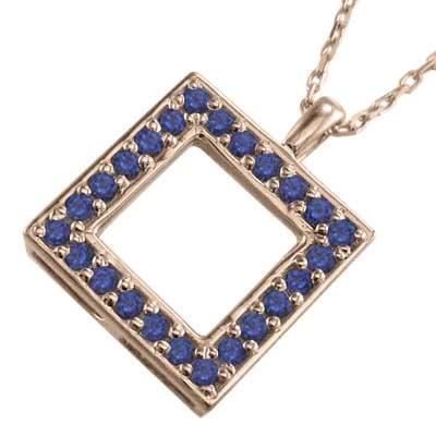 新発売 ブルーサファイア ネックレス ペンダント サファイア 9月の誕生石 K18ピンクゴールド ネックレス ペンダント メンズアクセサリー