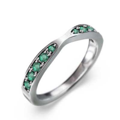 【人気商品】 指輪 エメラルド 5月の誕生石 プラチナ900 指輪