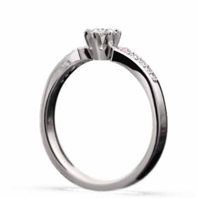 全ての プラチナ900 オーダーメイド 婚約 指輪 10月誕生石 ピンクトルマリン ピンクトルマリン