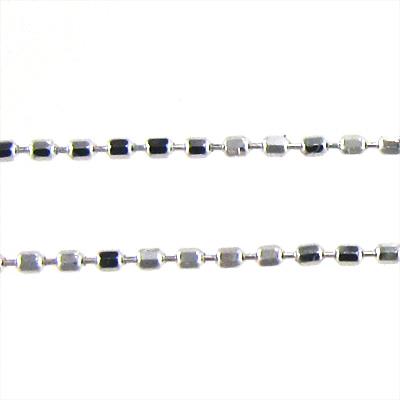 経0.8mm/直径0.8mm ジュエリーネックレス チェーンのみ プラチナ850 カットボールチェーン スライド式_2