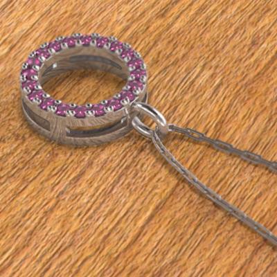 2026年 ジュエリー ネックレス ルビー 7月の誕生石 プラチナ900 約10mmサイズ 【MYK7105534825】(25714円)