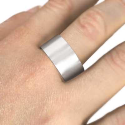 【新品未開封】 平たい リング メンズ 地金 Pt900 約9mm幅 大サイズ 厚さ約1.4mm 【IQY3543642864】(128240円)