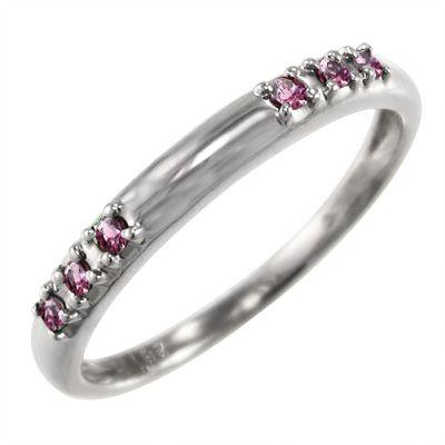 結婚祝い 白金（プラチナ）900 指輪 ピンクトルマリン 10月誕生石 指輪