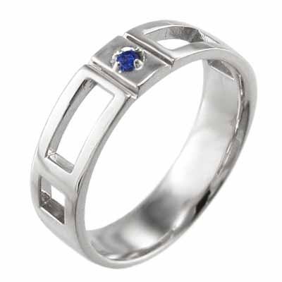 超目玉 リング サファイア 青 9月の誕生石 リング 18金ホワイトゴールド 9月誕生石 メンズアクセサリー Evcoafrica Org