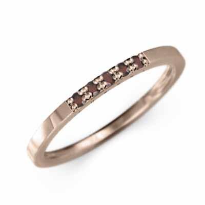 12月スーパーsale 15 Off 微細 幅リング ピンクゴールドk10 1月誕生石 ガーネット 5ストーン リング 平打ち 幅リング ストーン ファイブ リング 平打 1月の誕生石 レディースアクセサリー Mindfulandgood Com