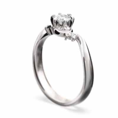 ブラックダイヤモンド(黒ダイヤ) 天然ダイヤモンド オーダーメイド 結婚指輪 にも 4月誕生石 白金（プラチナ）900