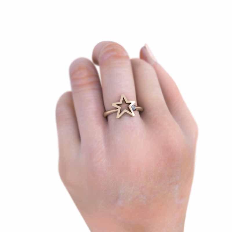 k10ピンクゴールド 指輪 星 デザイン 1粒 石 12月誕生石 タンザナイト :rc-1038k10pg-tzn:skybell - 通販 -  Yahoo!ショッピング